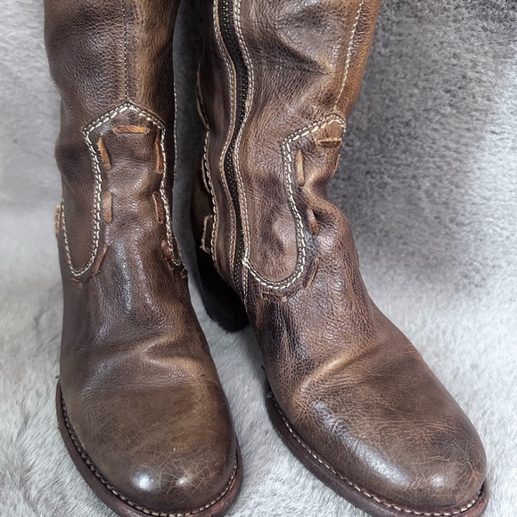 Bedstu: Cobbler Series leather, knee-high boots👢 - Picture 2 of 16